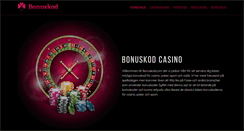 Desktop Screenshot of bonuskod.com